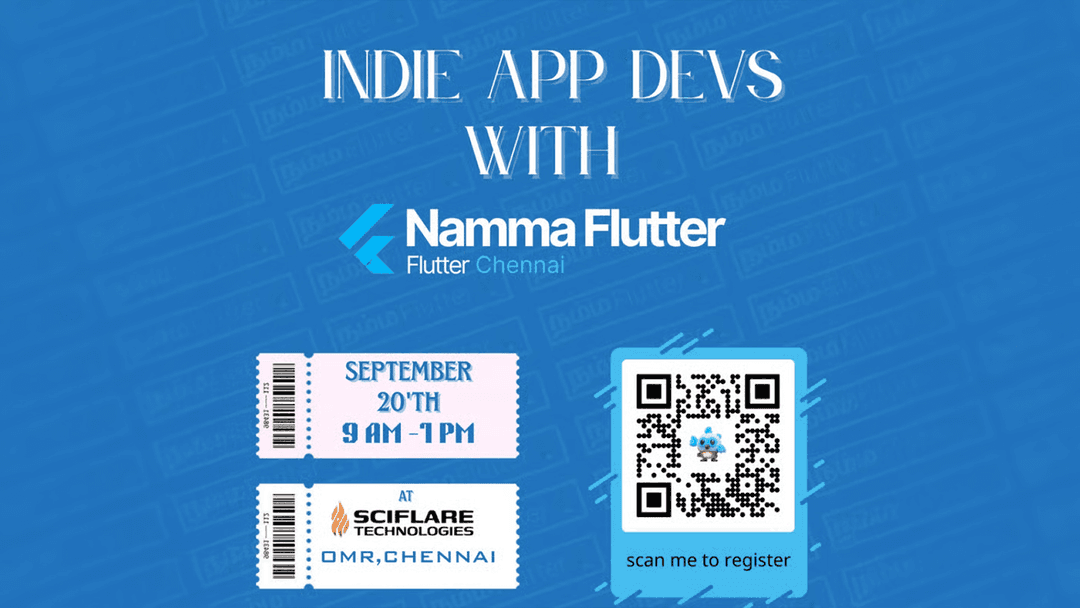 Namma Flutter – Indie App Development with Flutter