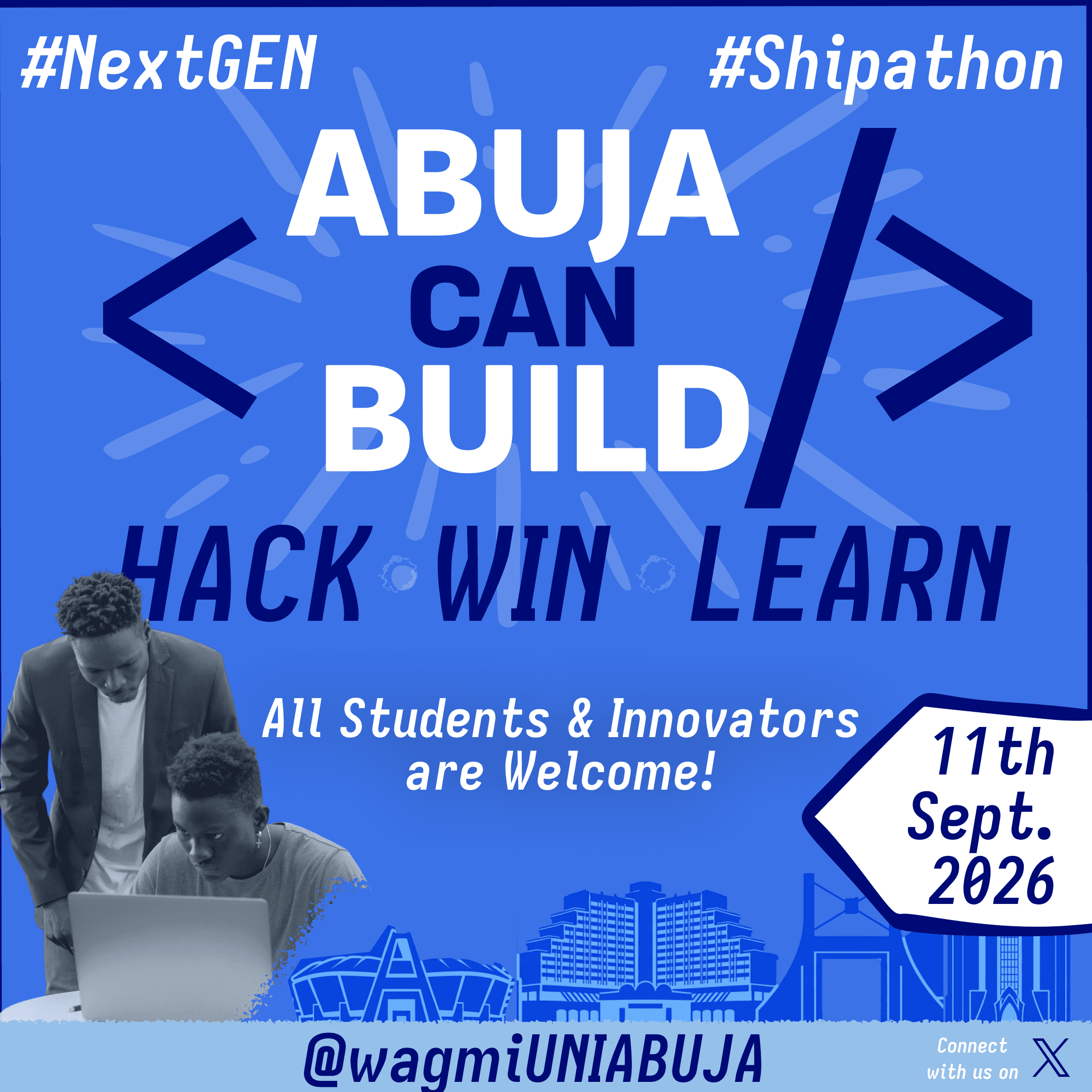 Abuja-Can-Build: Shipaton event artwork.