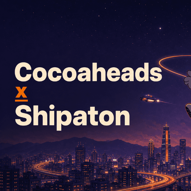 CocoaHeads Taipei × Shipaton artwork over the Taipei skyline.
