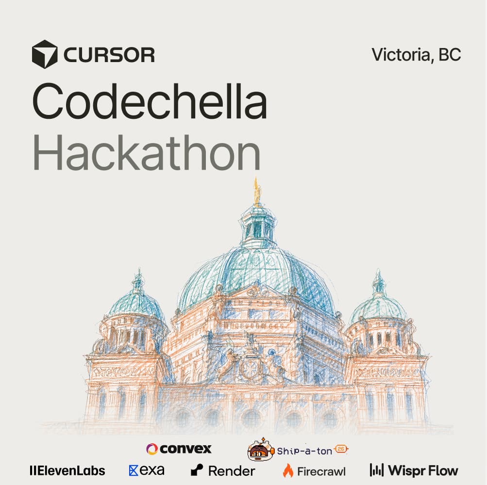 Cursor Codechella event artwork.