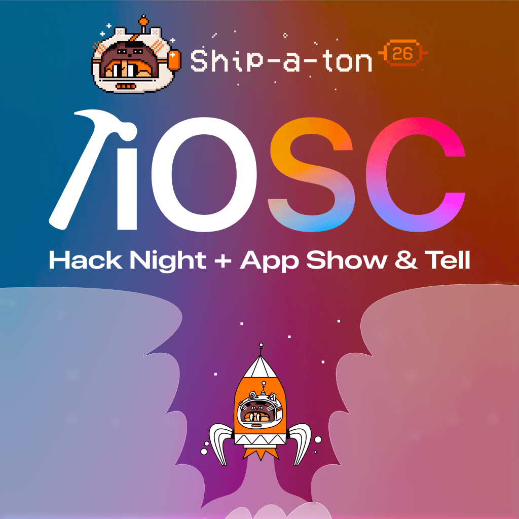 iOSC x Shipaton at USC event artwork.