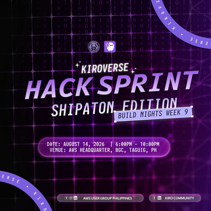 Kiroverse Hack Sprint Shipaton Edition event artwork.