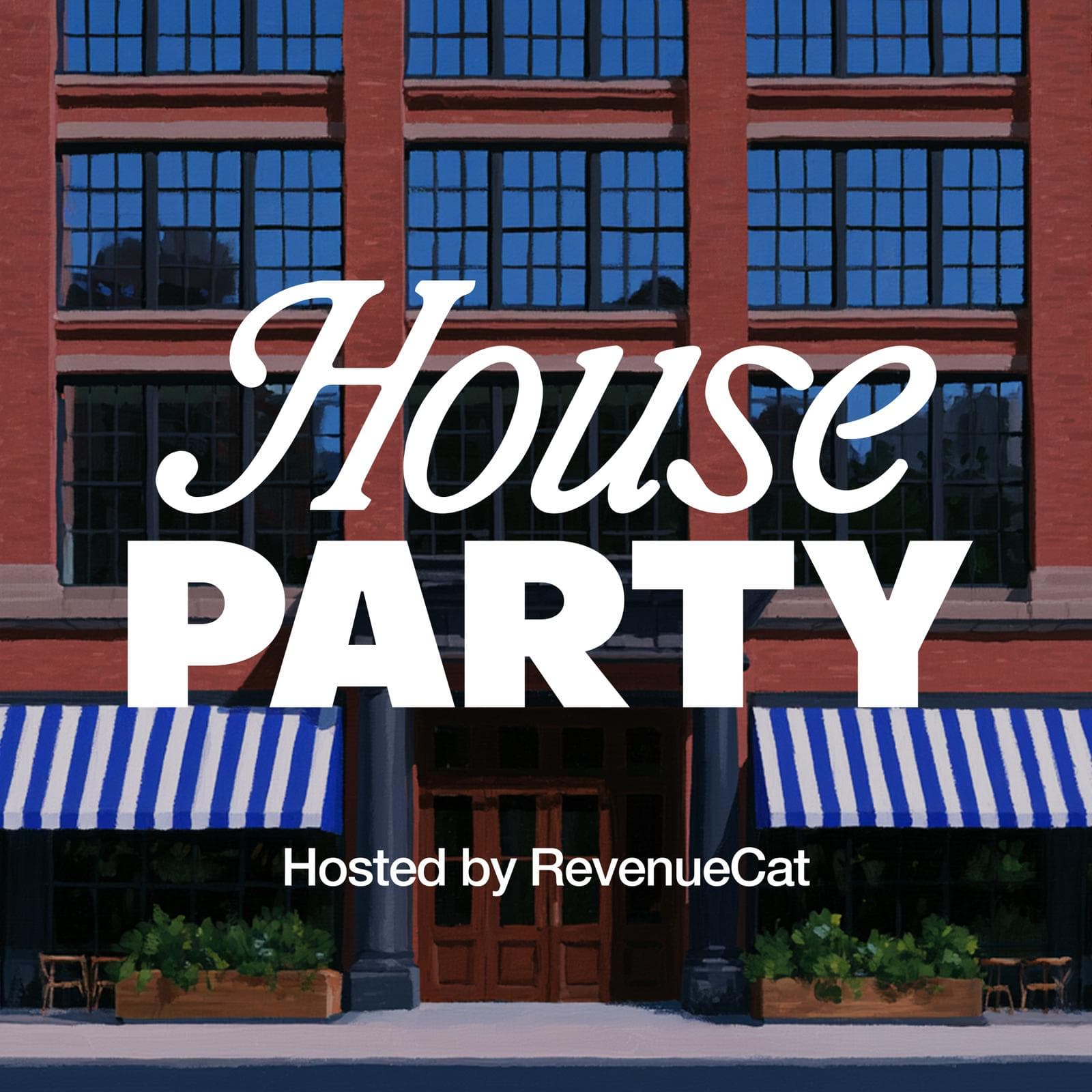 RevenueCat Houseparty Chicago event artwork.