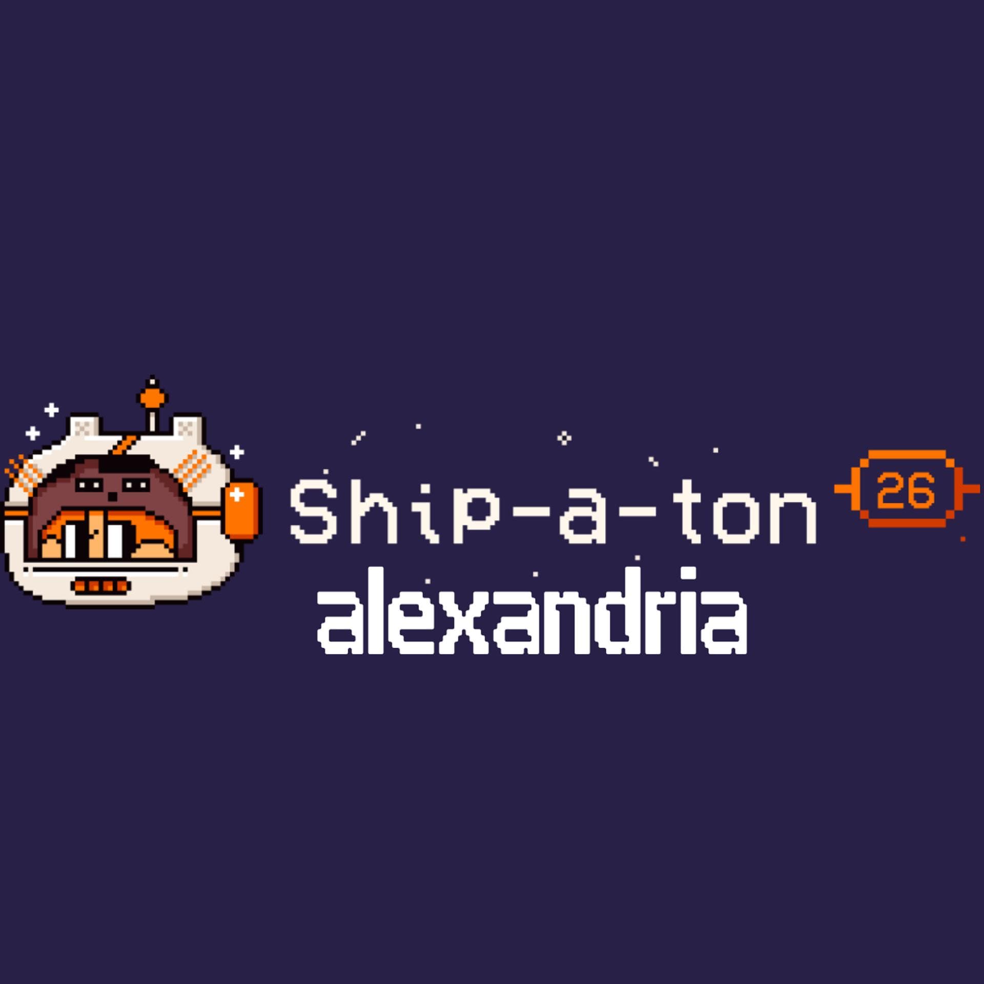Shipaton Alexandria Project Kickoff event artwork.