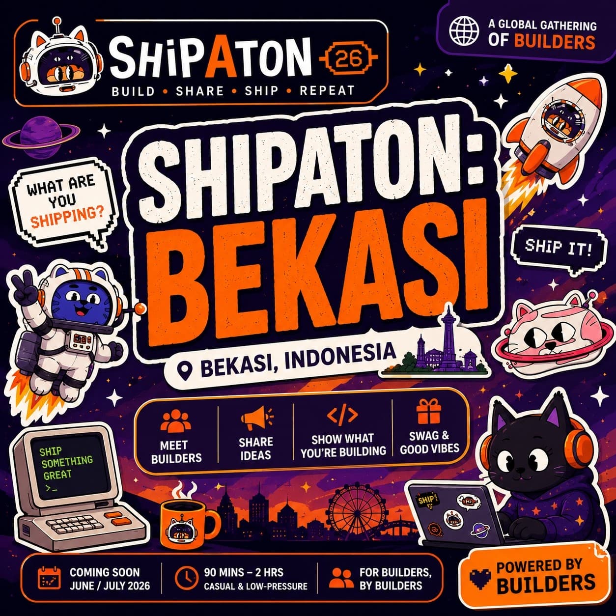 Shipaton Bekasi event artwork.
