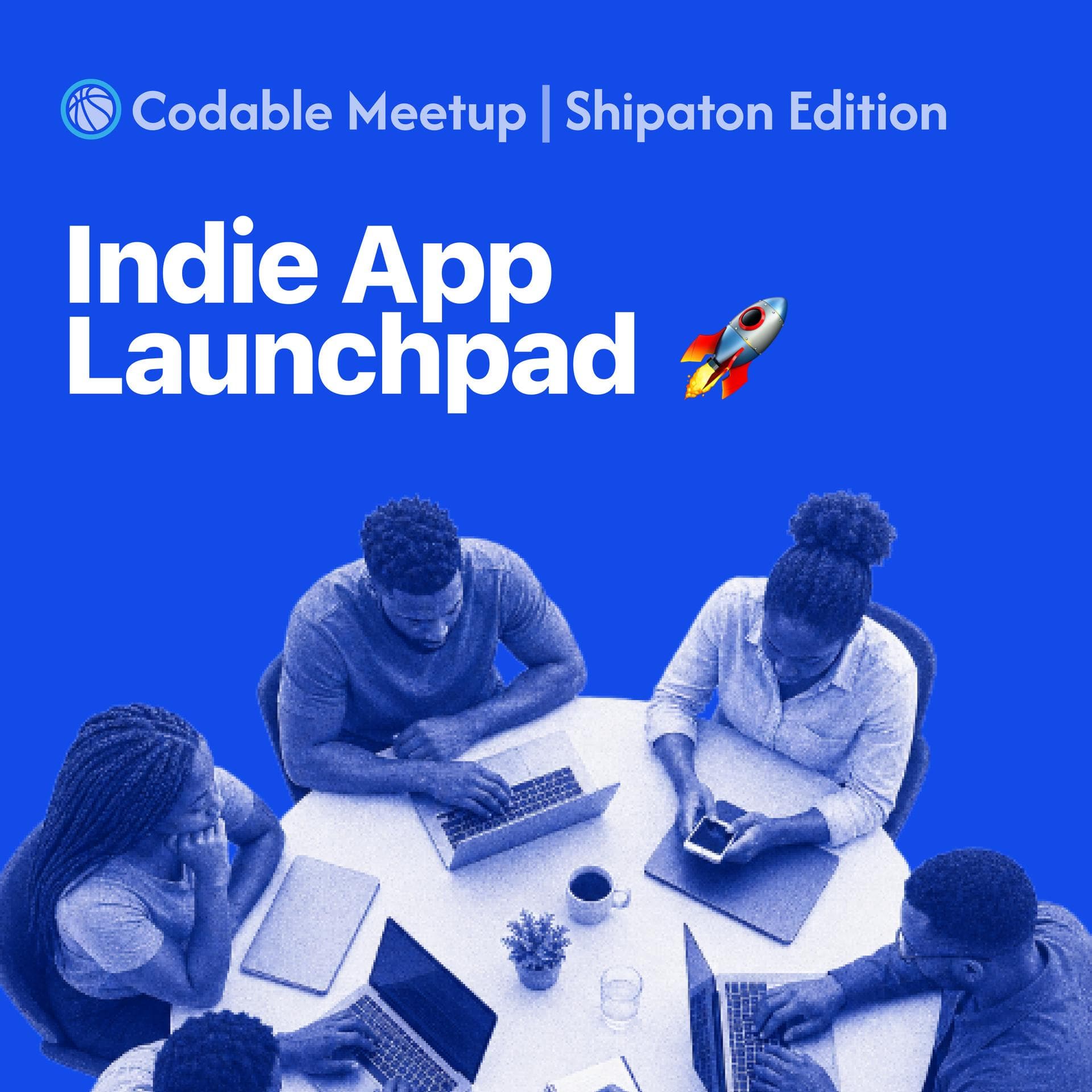 Indie App Launchpad Shipaton Lagos 2026 event artwork.