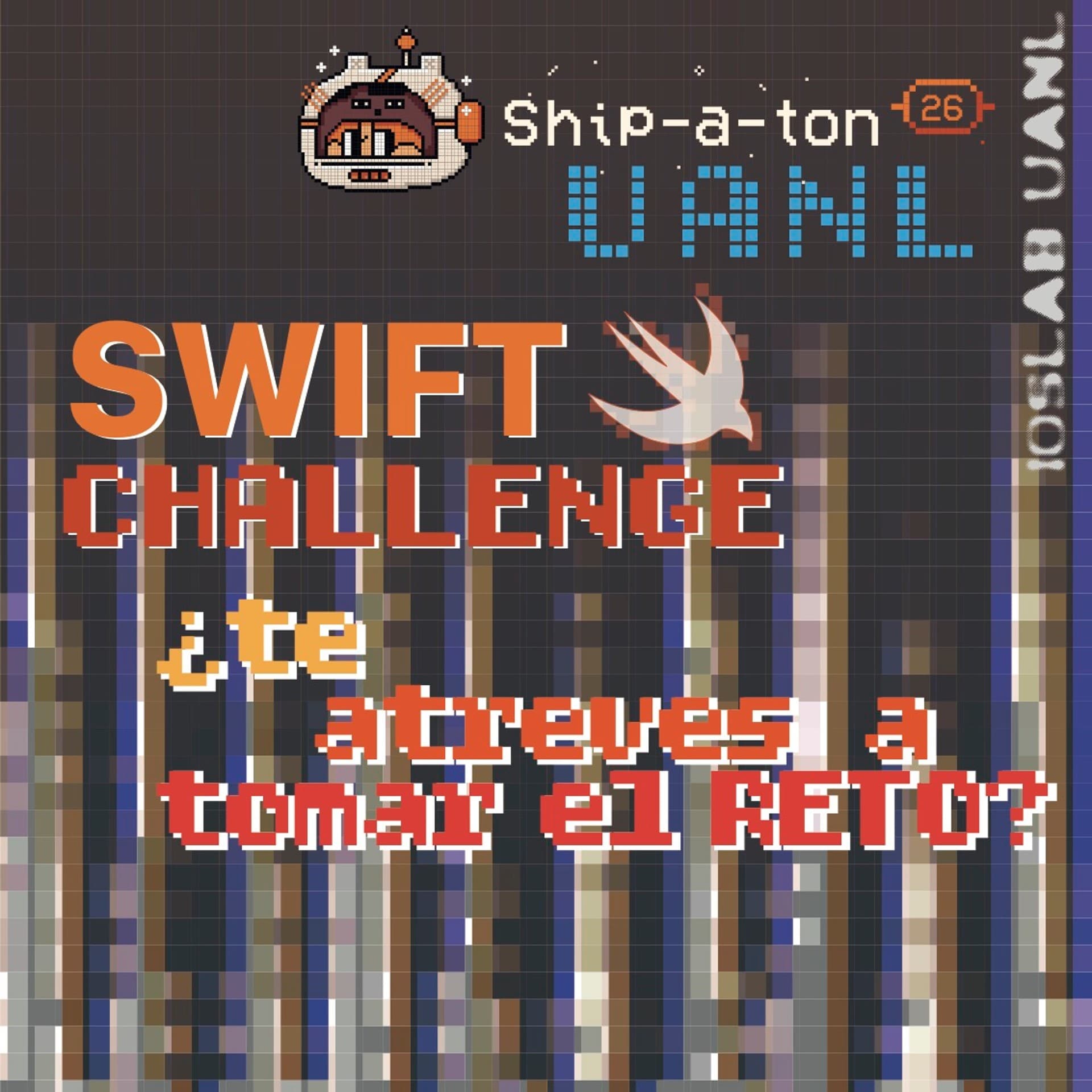 Shipaton 26 UANL Swift Challenge event artwork.