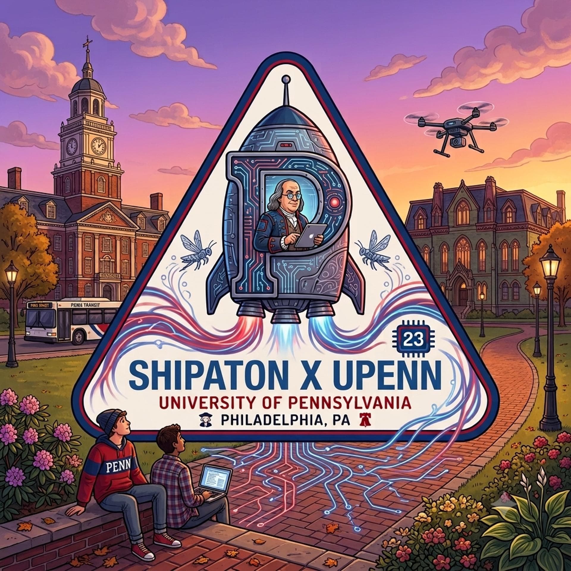 Shipaton x UPenn event artwork.